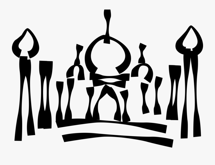 Islamic Mosque Place Of Public Image Illustration, Transparent Clipart