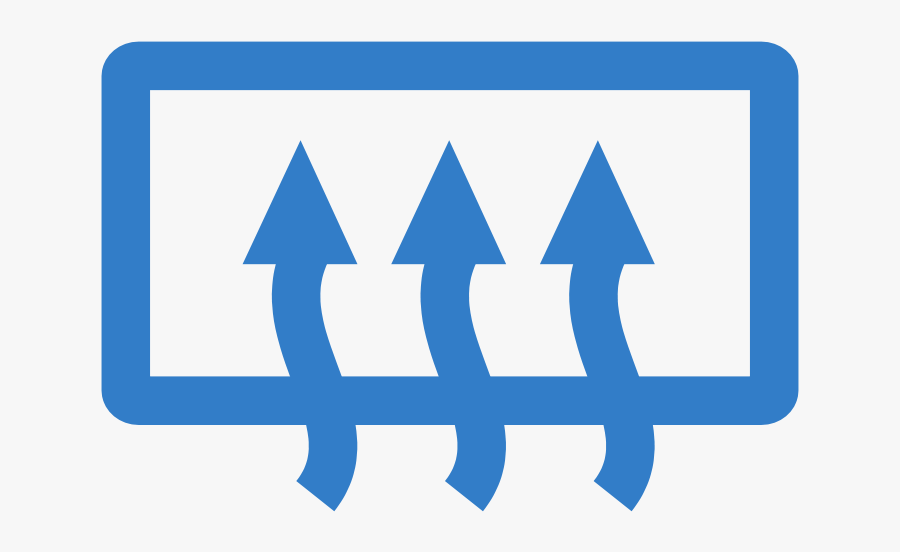 Free Rear Window Heating - Air Conditioner Car Icon, Transparent Clipart