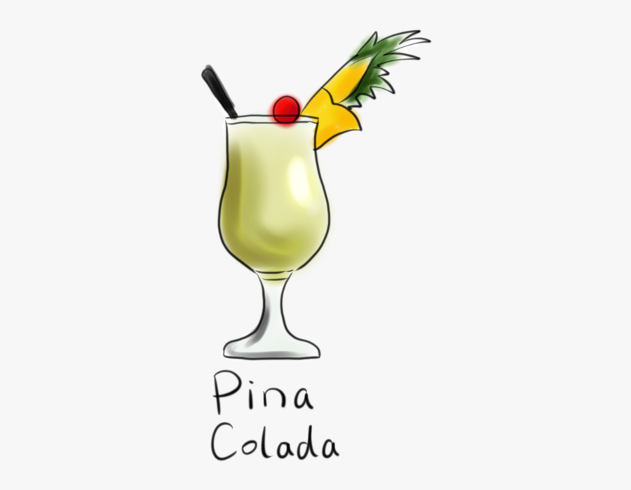 Cocktails Clipart Pina Colada Glass - Logo De Piña Colada Hd Png, free clip...