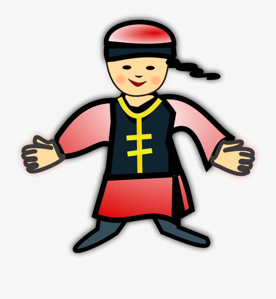 Transparent Rights Clipart - Chinese Boy Clip Art, Transparent Clipart