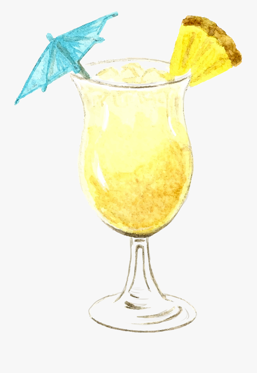 Clip Art Cocktail Mojito Fuzzy Navel - Fizz, Transparent Clipart