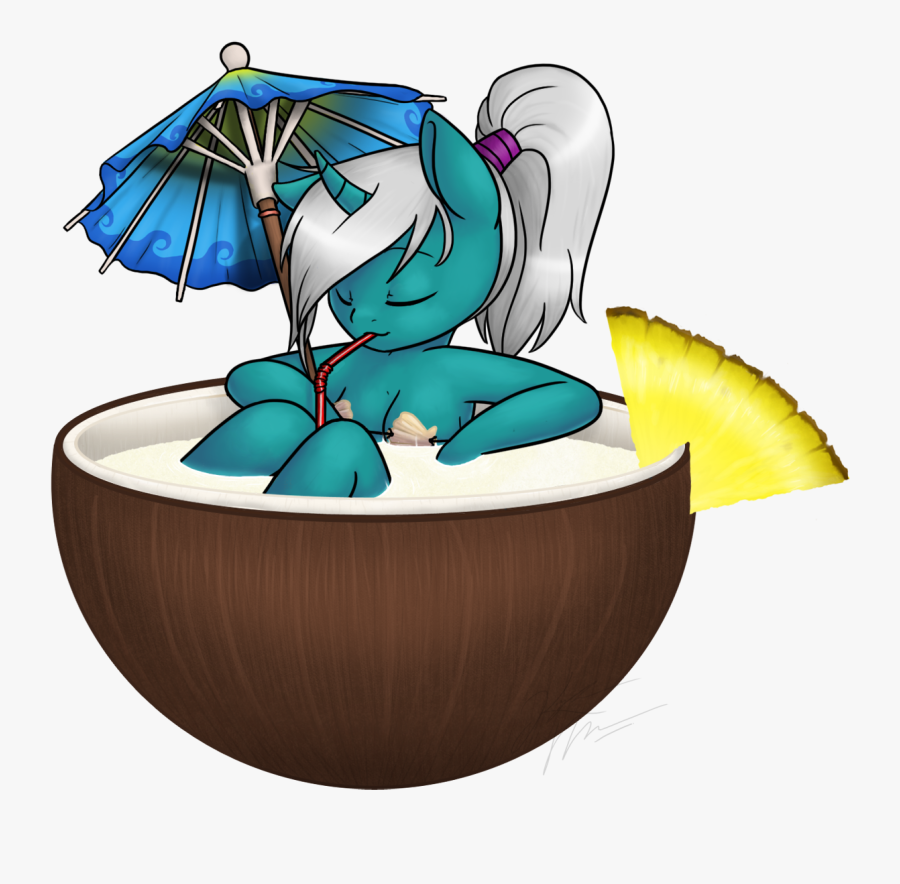 Cuppies- Sea Breeze In Pina Colada, Transparent Clipart