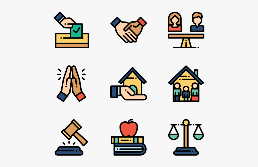 Human Rights Icon - Iconos De Datos Personales, Transparent Clipart