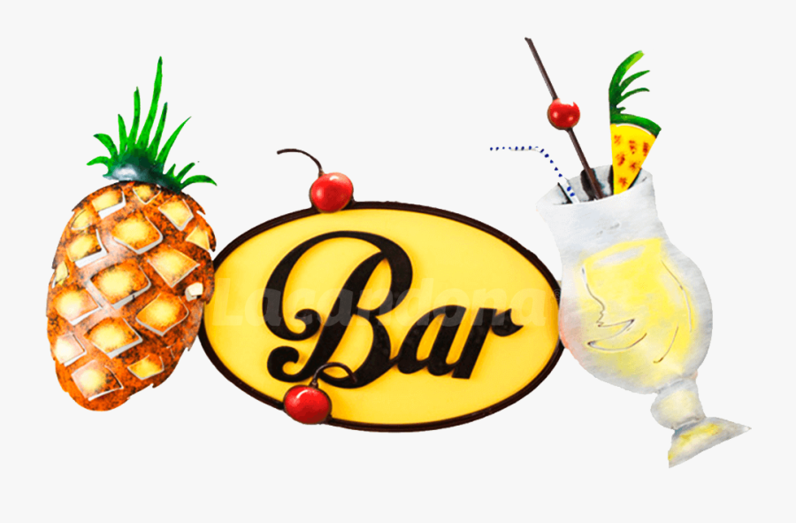Bar Sign "piña Colada" - Brigadeiria, Transparent Clipart