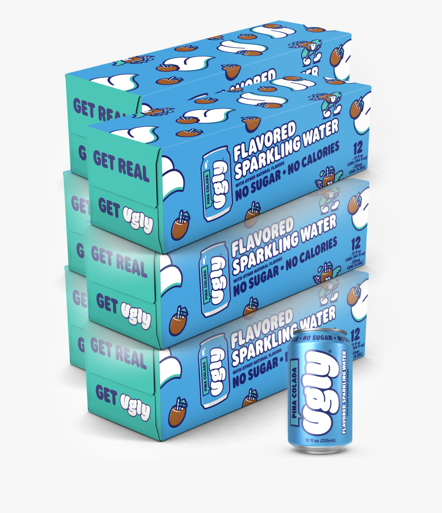 Ugly Sparkling Water, Transparent Clipart