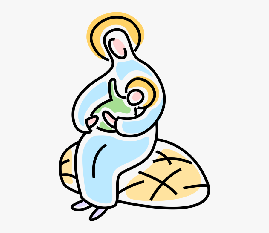 Vector Illustration Of Festive Season Christmas Nativity, Transparent Clipart