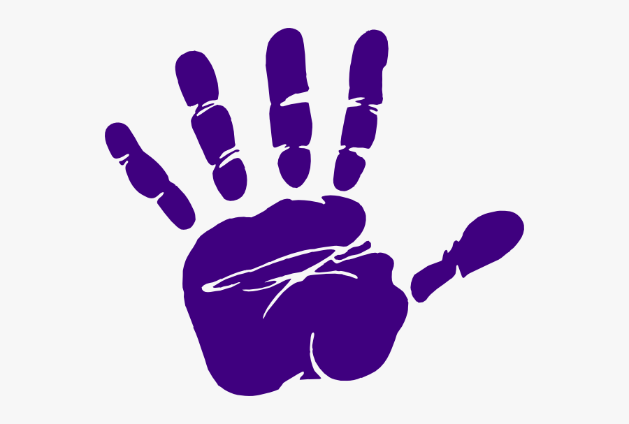 Hand Clipart Purple - Left And Right Hand Clipart, Transparent Clipart