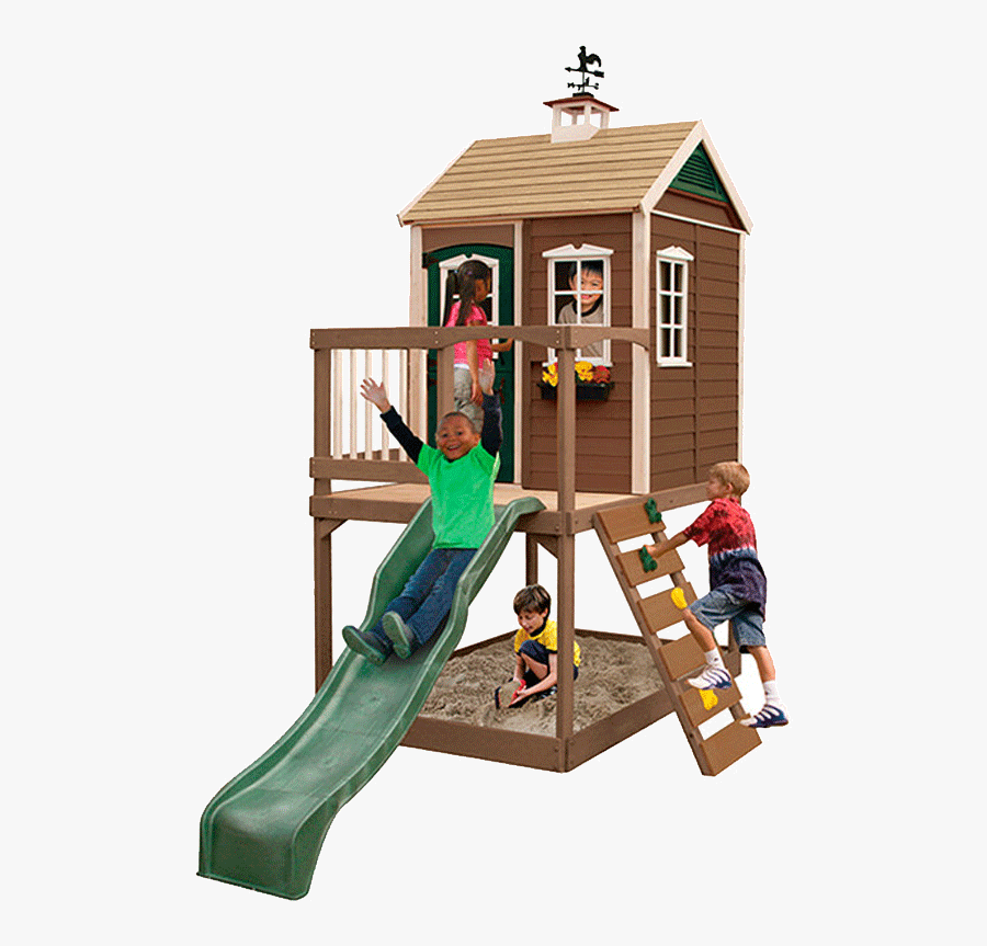 Clubhouse Clipart Cubby House - Cubby House With Sandpit, Transparent Clipart