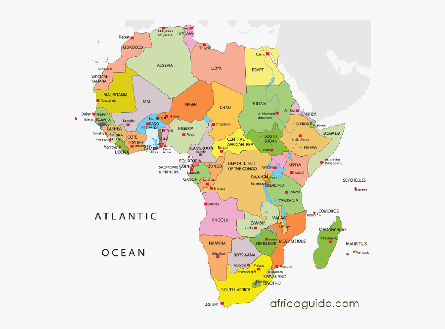 Map Of Africa 2019, Transparent Clipart