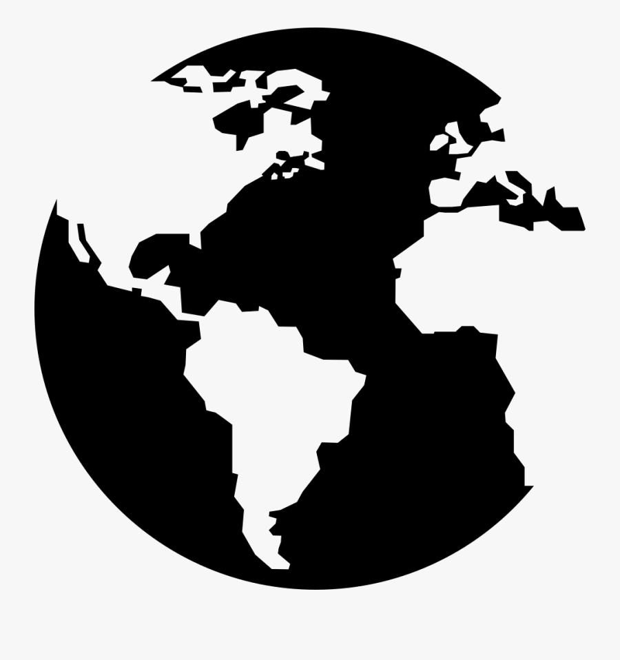 Earth Globe With Continents Maps Svg Png Icon Free, Transparent Clipart