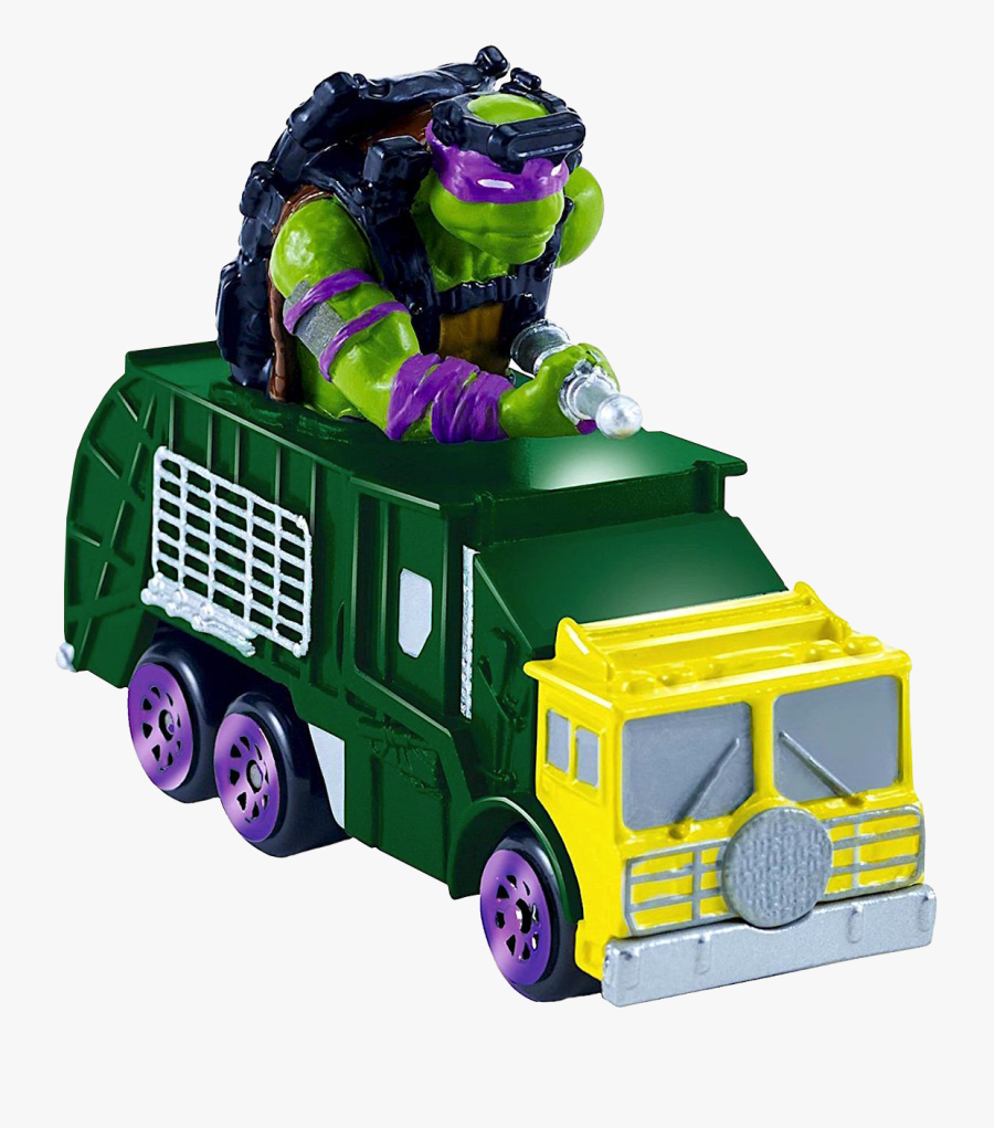 Teenage Mutant Ninja Turtles Out Of The Shadows Die - Ninja Turtle Garbage Truck Real, Transparent Clipart