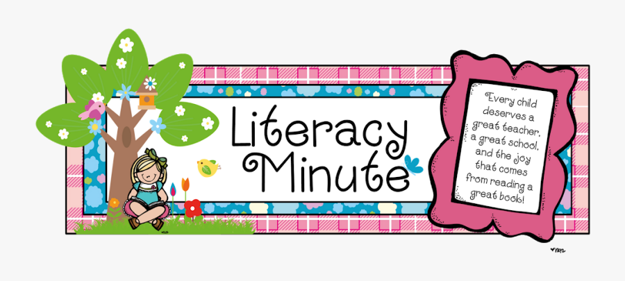 Literacy Minute, Transparent Clipart