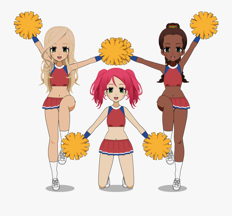Transparent Cheerleading Clipart - Cartoon, Transparent Clipart