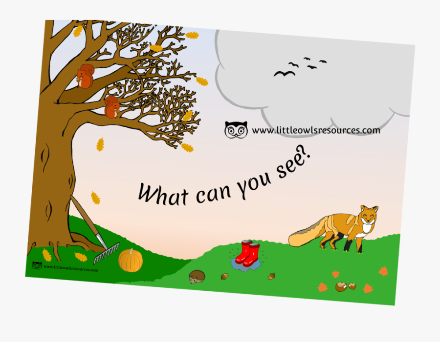 Autumn "what Can You See" - Activity Of Autumn Season, Transparent Clipart
