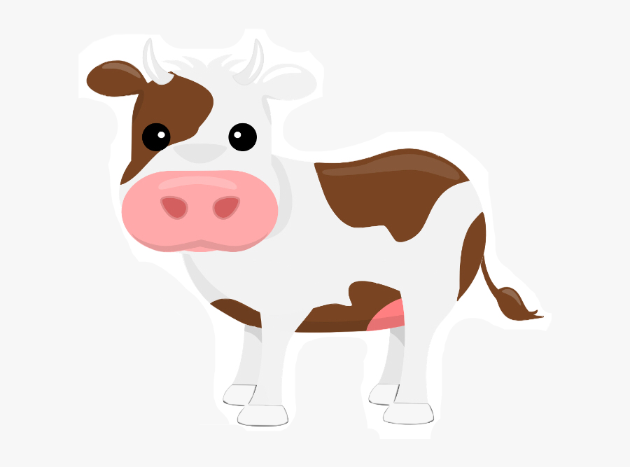 Holstein Friesian Cattle Clip Art Dairy Cattle Portable - Transparent Background Cow Clipart, Transparent Clipart