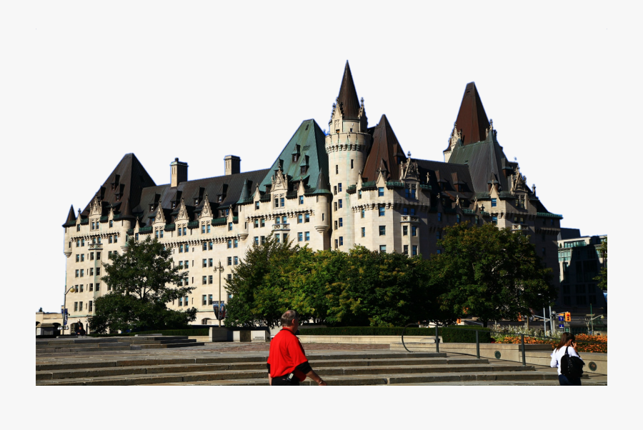 Man And Woman Walk By Building In Canada Png Image - National War Memorial, Transparent Clipart