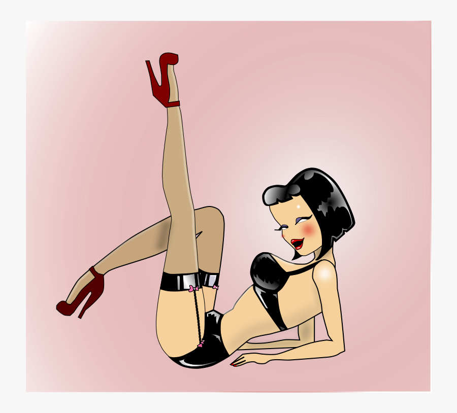 Retro Pinup Ii - Pin-up Model, Transparent Clipart