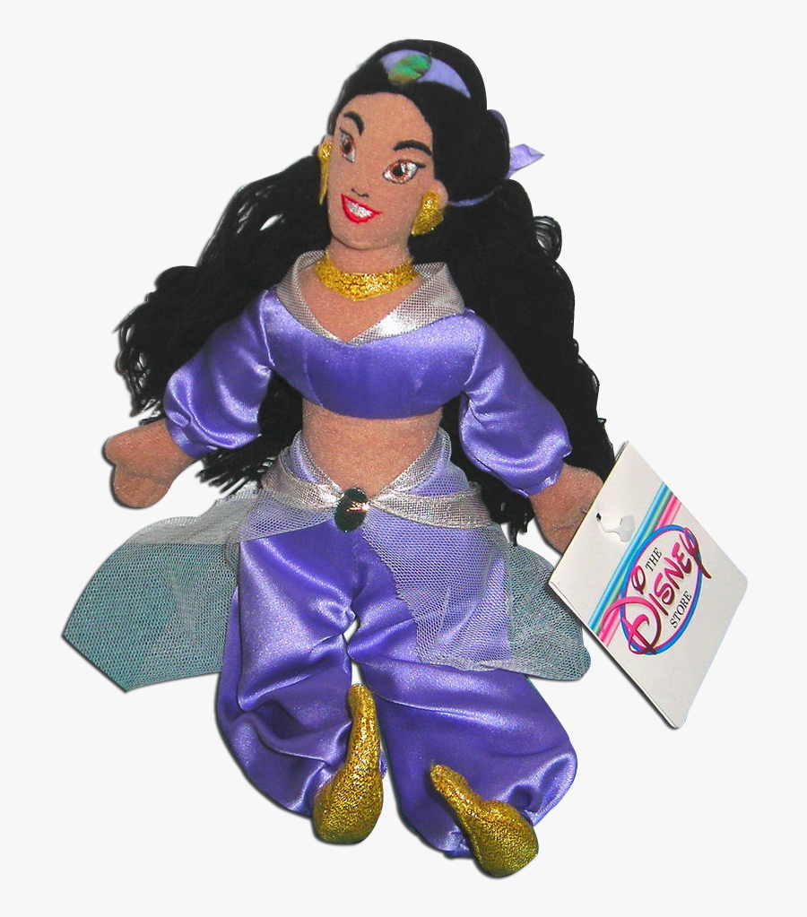 Princess Jasmine Png - Original Disney Store Bean Bag Plush, Transparent Clipart