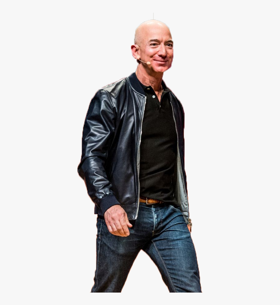 Jeff Bezos Png Clipart - Leather Jacket, Transparent Clipart
