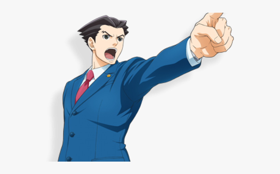 Ace Attorney Clip Art, Transparent Clipart