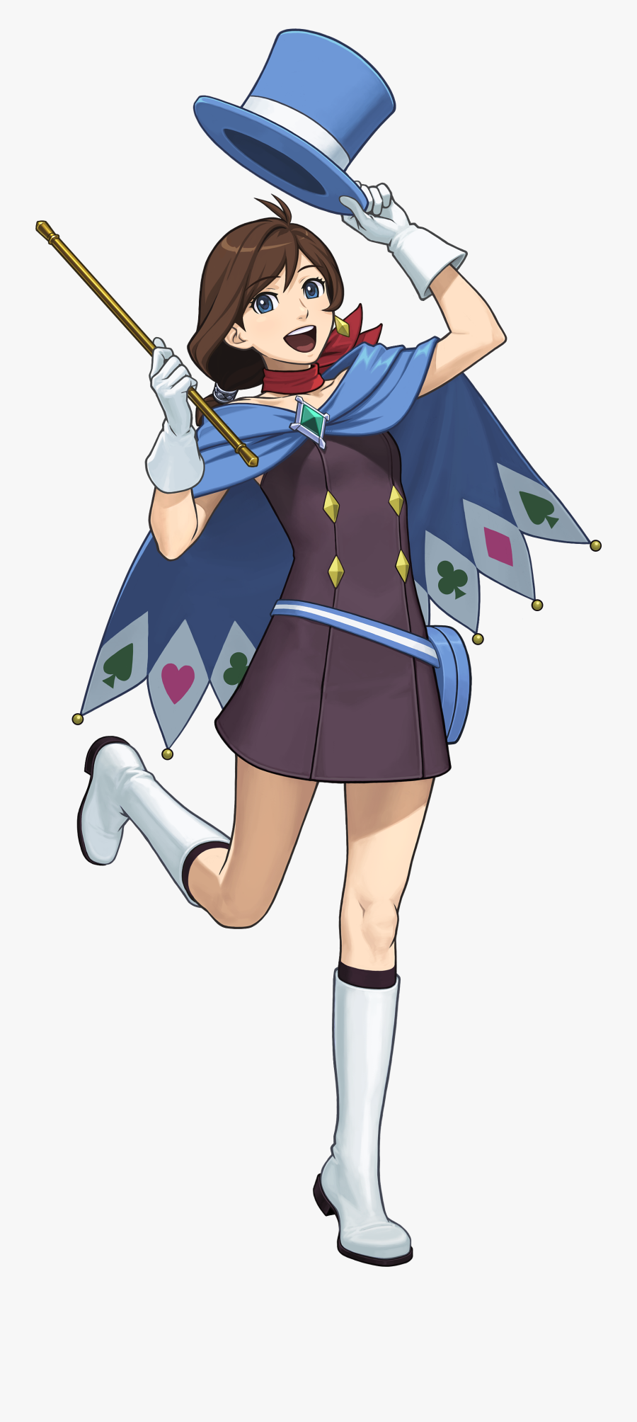 Ace Attorney Clipart Trucy - Ace Attorney Headcanons, Transparent Clipart
