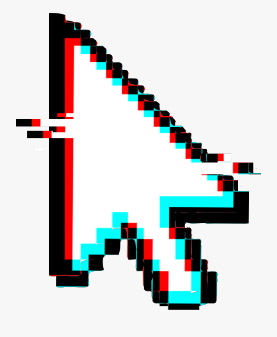 #error #glitch #cursor #mouse #mousecursor #windows7 - Glitch Mouse Cursor, Transparent Clipart