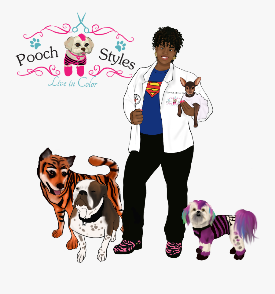 Pooch Styles Is A Full-service Pet Care Salon Designed - Companion Dog, Transparent Clipart