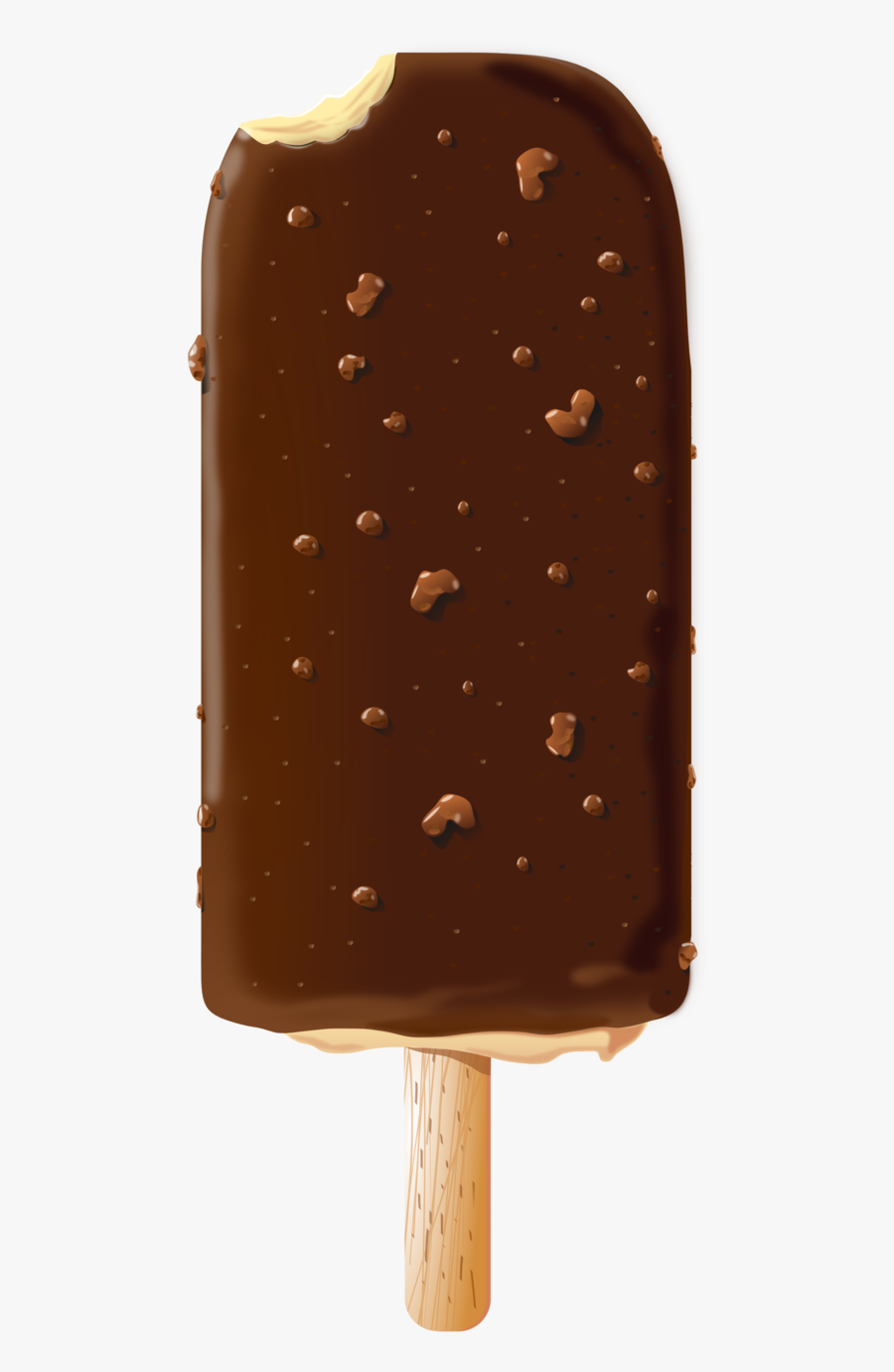 Chocolate Ice Cream Vector, Transparent Clipart