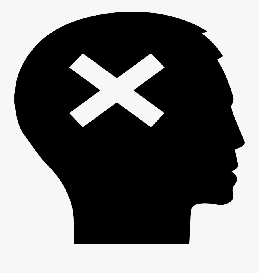 Transparent Mental Illness Clipart - Silueta De Hombre Pensando, Transparent Clipart