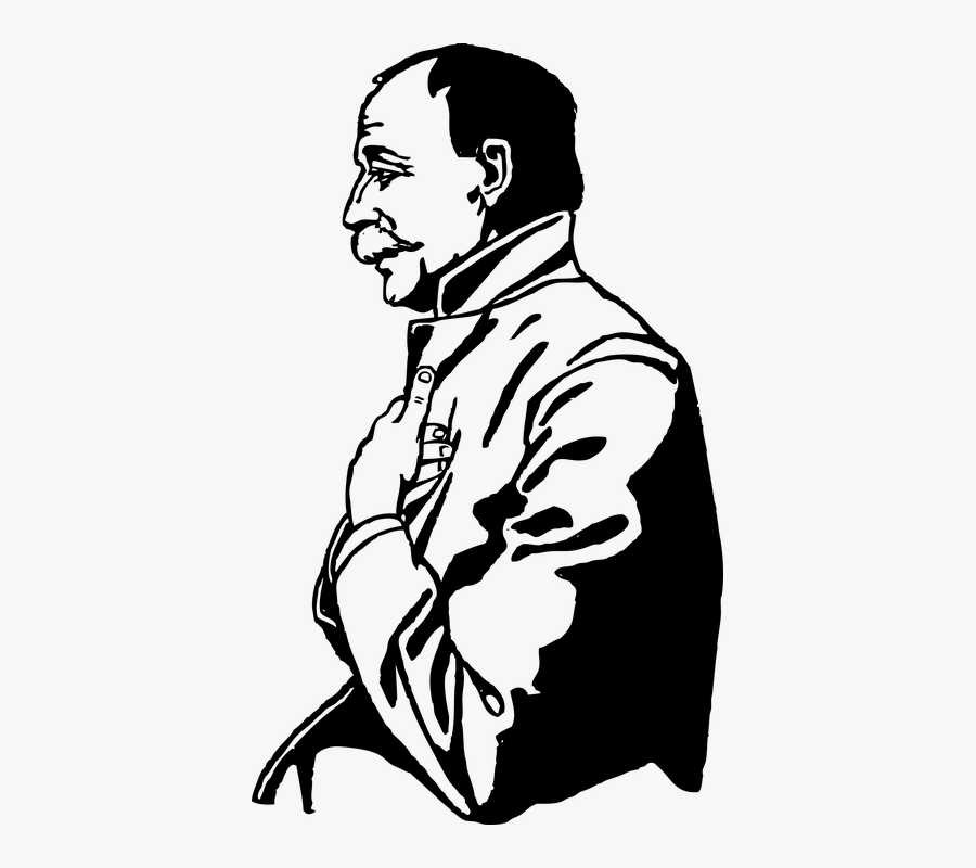 Black And White Sick People Clipart, Transparent Clipart