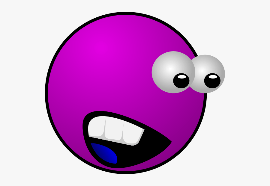 Afraid Eyes Clipart - Smiley, Transparent Clipart