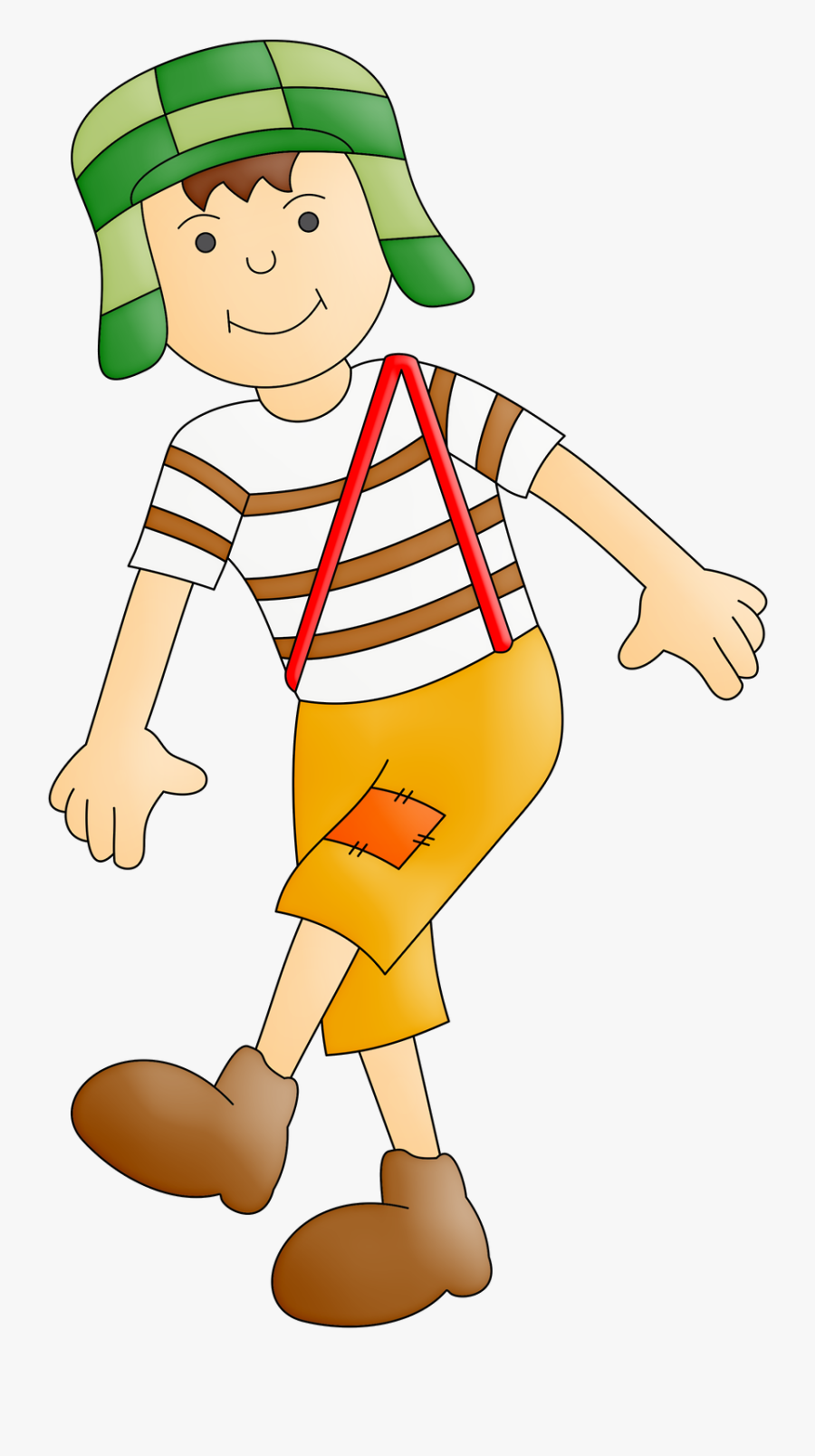Heights Clipart Person Afraid - Desenho Chavo Del Ocho, Transparent Clipart