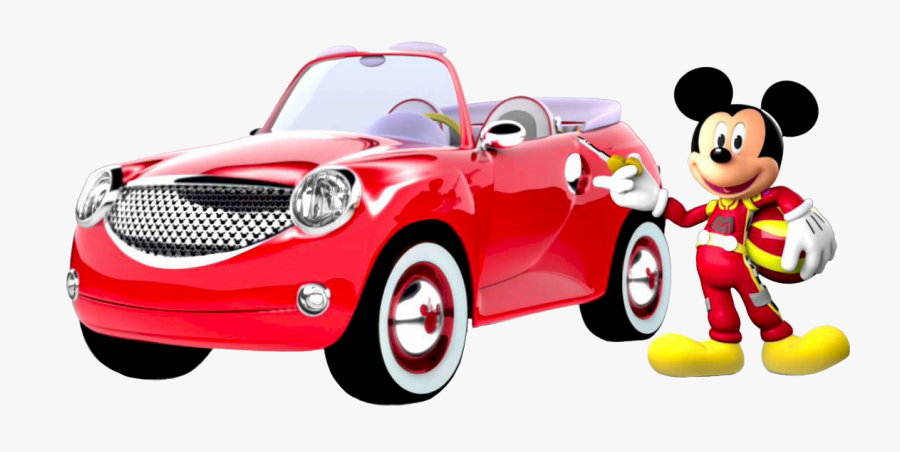 Mickey Mouse Car Daisy Duck Minnie Mouse 1932 Ford - Mickey And The Roadster Racer Png, Transparent Clipart