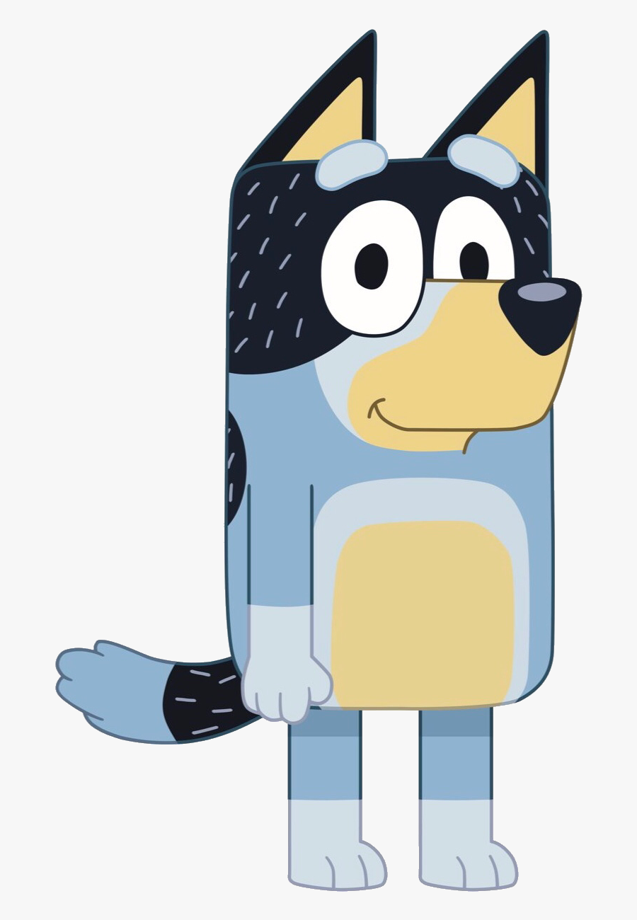 Transparent Blue Heeler Clipart - Bluey Dad, Transparent Clipart