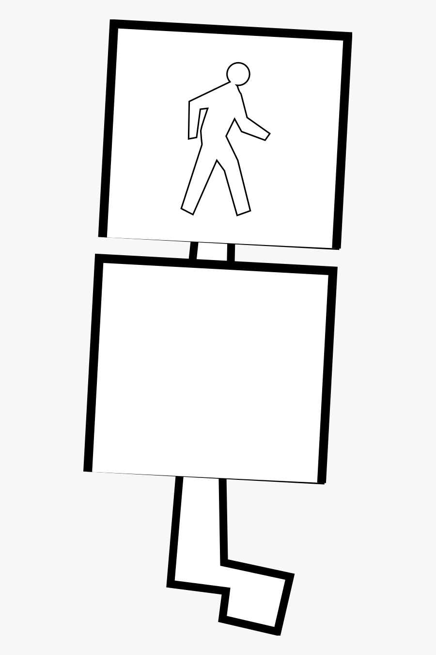 Crosswalk 3 Coloring Book Colouring Black White Line - Cartoon, Transparent Clipart