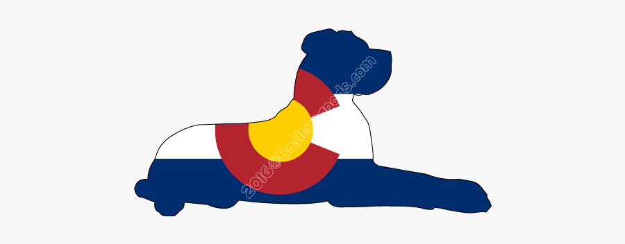 Colorado Great Dane Sticker Decal, Transparent Clipart