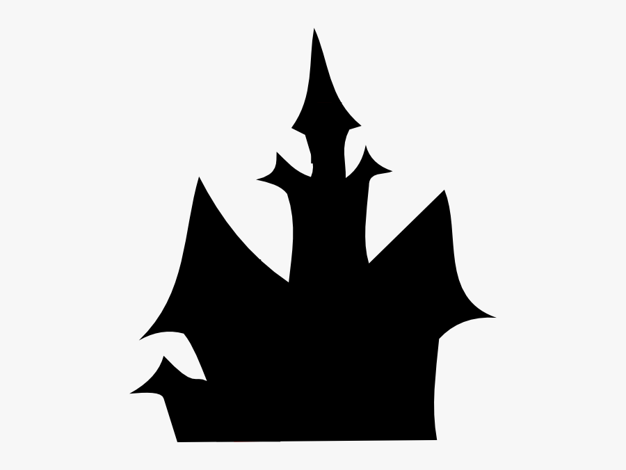 Haunted House Vector Black And White Png - Happy Halloween Clipart, Transparent Clipart