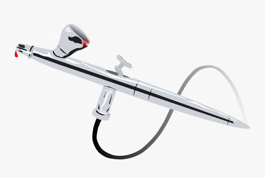 Airbrush, Art, Brush, Design, Paint, Spray - Airbrush Tool, Transparent Clipart