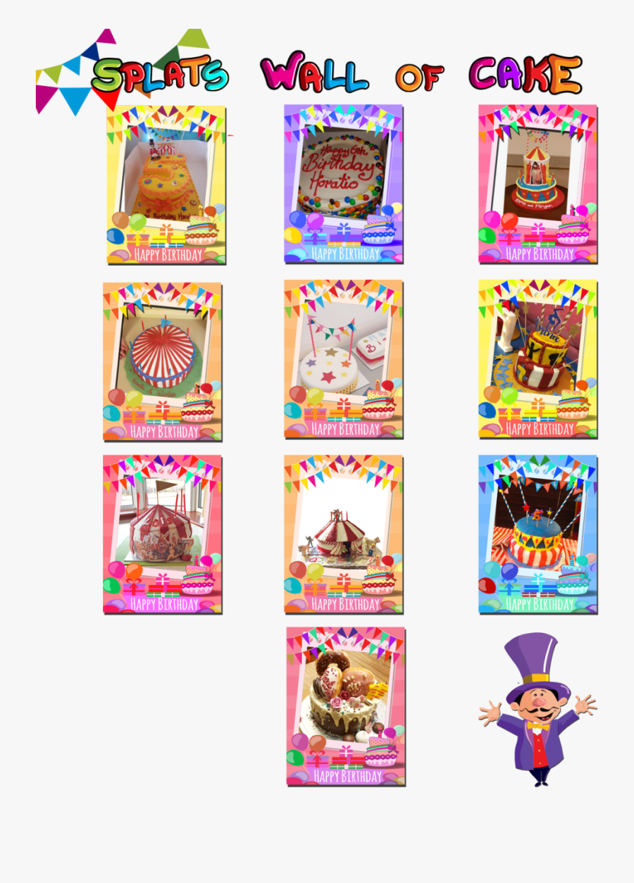 Circus Birthday Cakes Splats Entertainment Newest March, Transparent Clipart