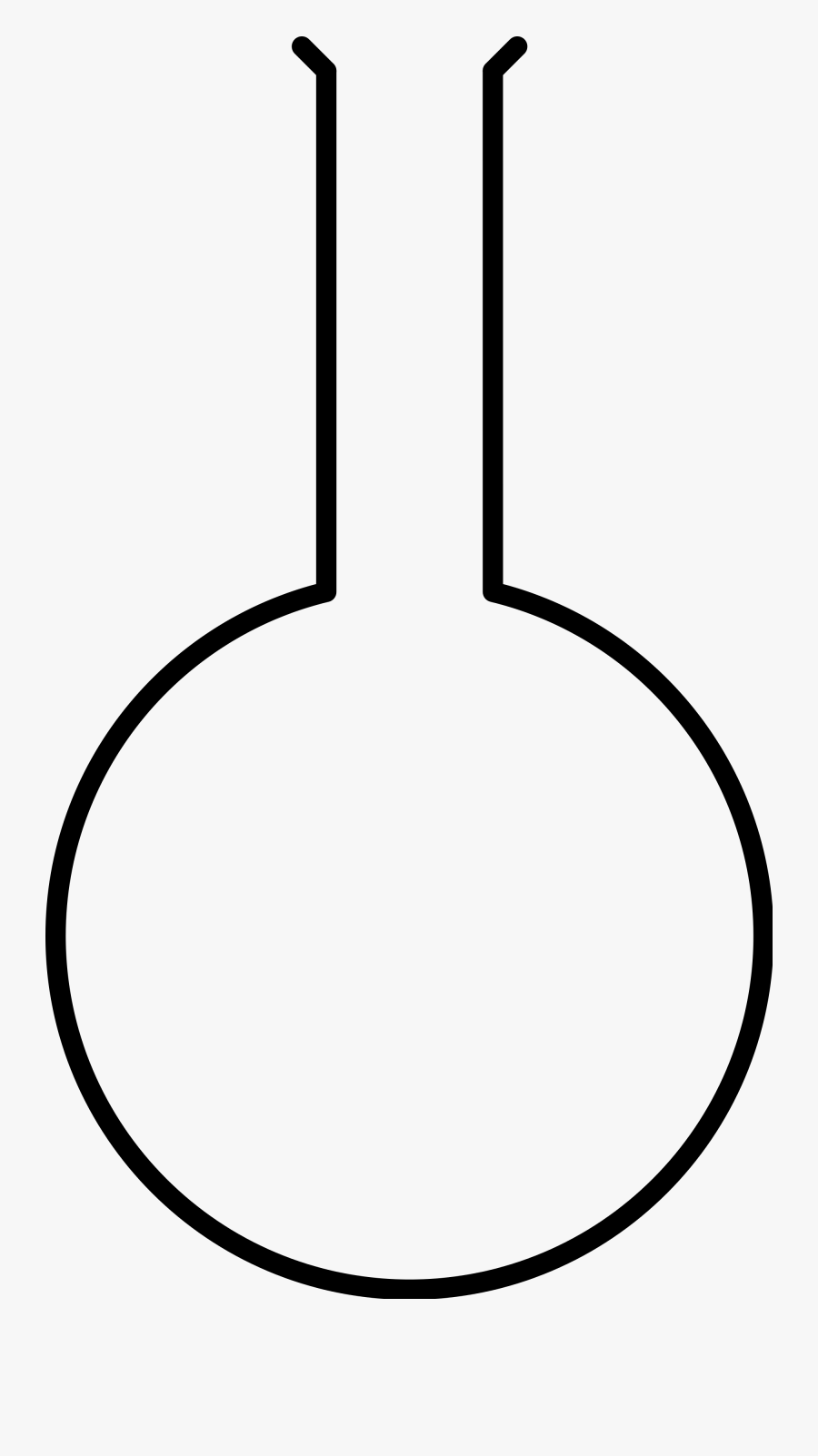 Empty Round Flask Icon Image Galleries Clipart - Florence Flask Easy Drawing, Transparent Clipart