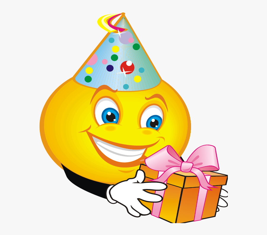 Smiley Emoticon Birthday Emoji Clip Art - Emoji La Multi Ani, Transparent Clipart