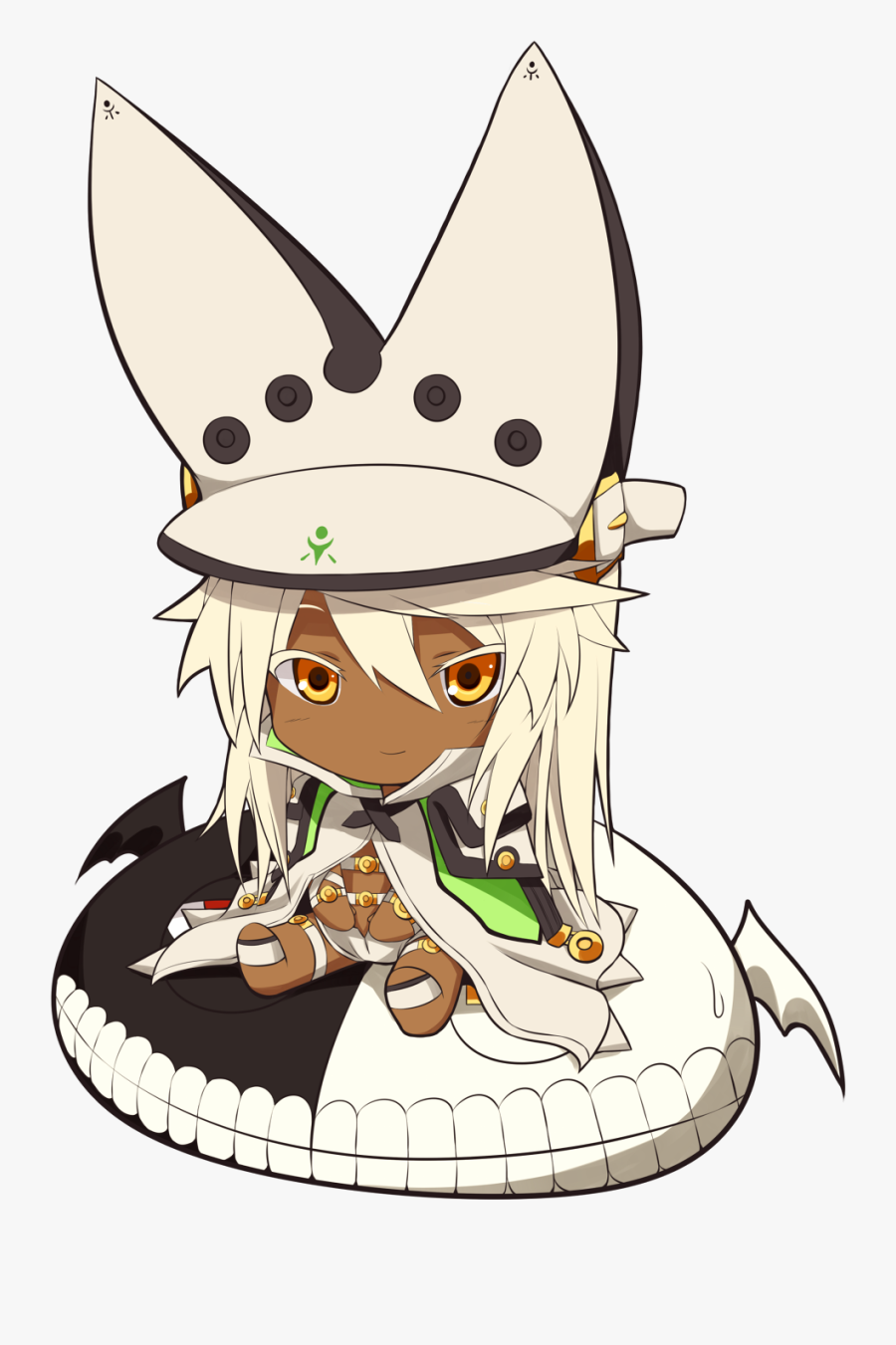 Resized To 77% Of Original Clipart , Png Download - Chibi Ramlethal Guilty Gear, Transparent Clipart