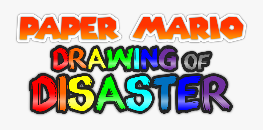 Paper Mario Drawing Of Disaster Fantendo - Graphics, Transparent Clipart