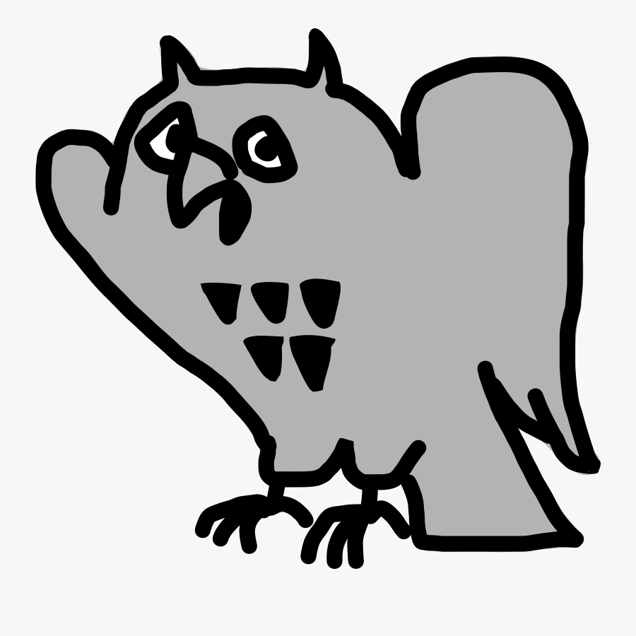 Transparent White Owl Png, Transparent Clipart