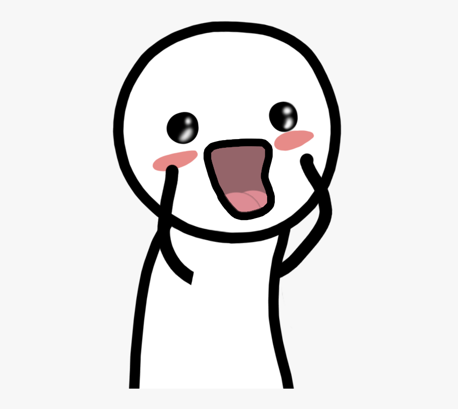 Awesome And Here I Am Making My Wooden Plank Houses - Feels Good Anime Face, Transparent Clipart