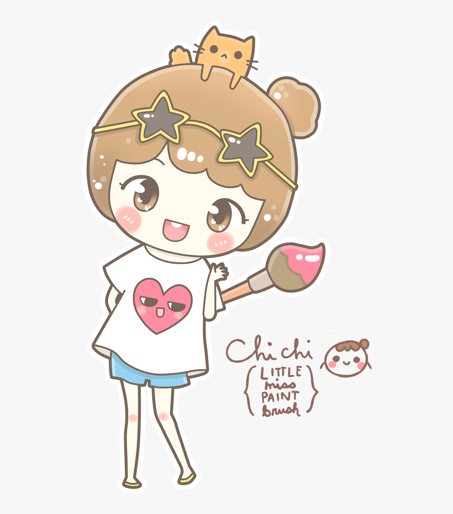 All The Awesome Drawings You See Here Were Illustrated - Miss Paintbrush Chichi Little, Transparent Clipart