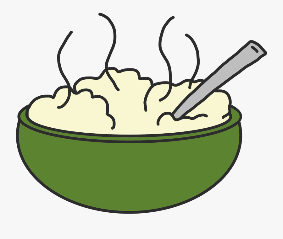 Comfort Food - Mashed Potatoes Clipart, Transparent Clipart