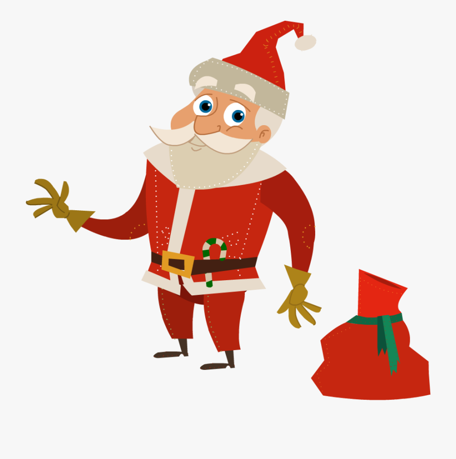 Santa Claus - Cartoon, Transparent Clipart
