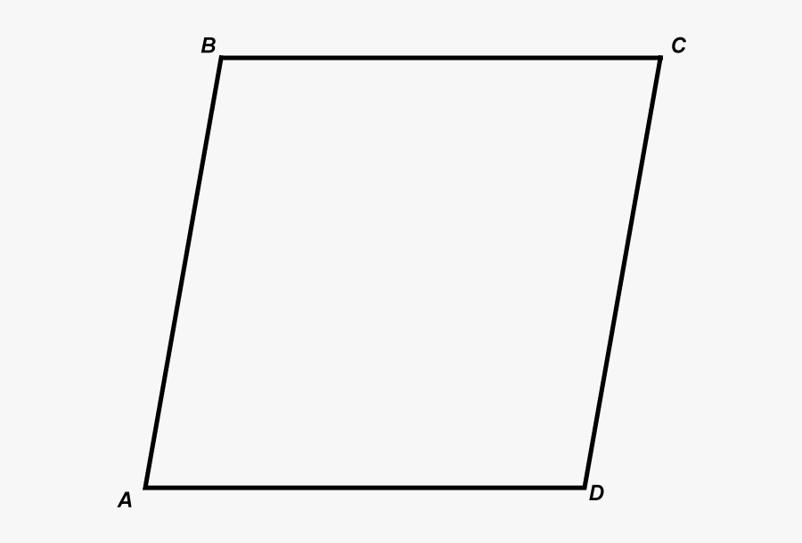 Math Clip Art Rhombus - Input Output Symbol In Flowchart, Transparent Clipart