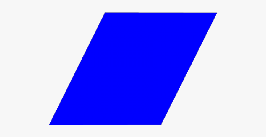 Rhombus Cliparts - Blue Rhombus, Transparent Clipart